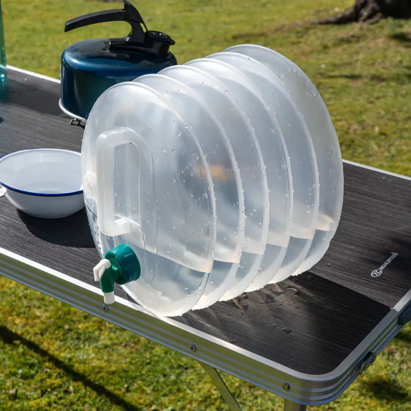 Highlander Accordion Water Carrier 15L in Clear-3