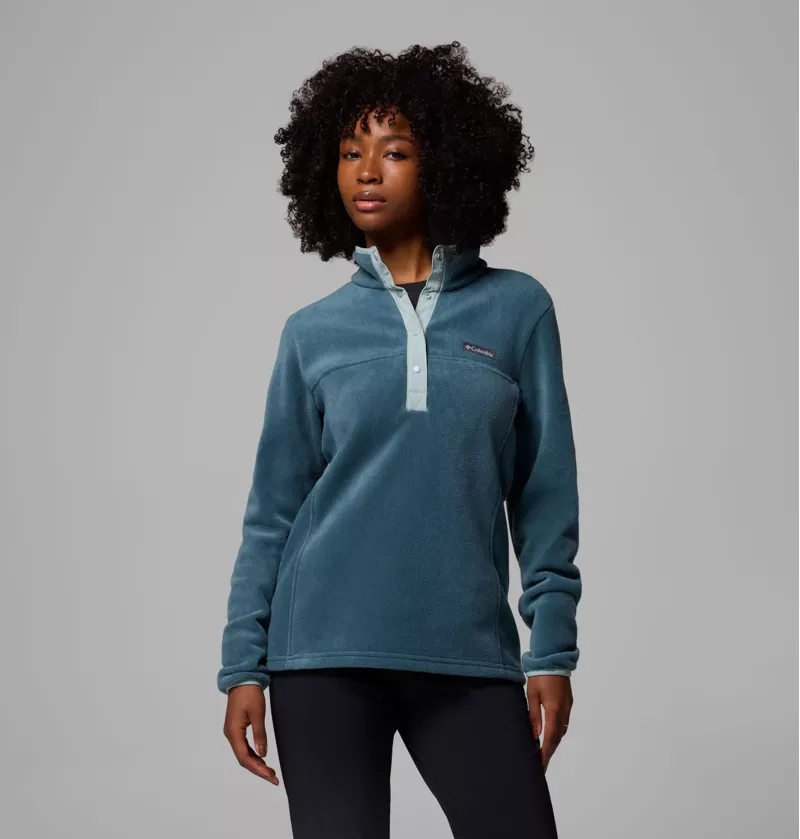 Columbia Benton Springs 1/2 Snap Pullover II Fleece Womens Everblue-6