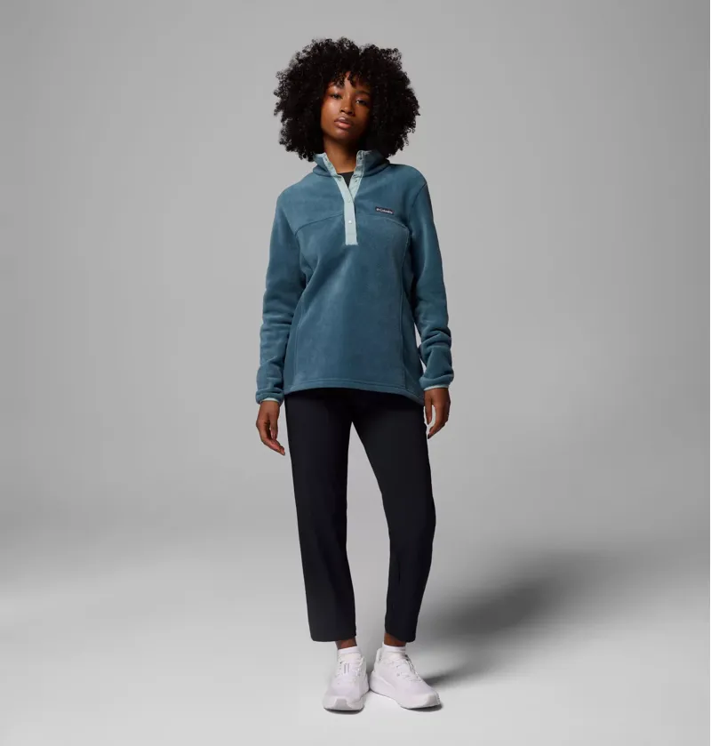 Columbia Benton Springs 1/2 Snap Pullover II Fleece Womens Everblue-3
