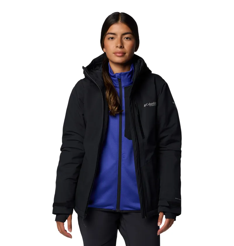Columbia Explorers Edge II Insulated Waterproof Jacket Womens in Black-2