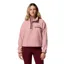 Columbia Helvetia II Cropped Half Snap Fleece Womens in Eraser Pink/Fig