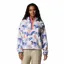 Columbia Helvetia II Sherpa Printed Fleece Womens in Sea Salt Pasteled Multi
