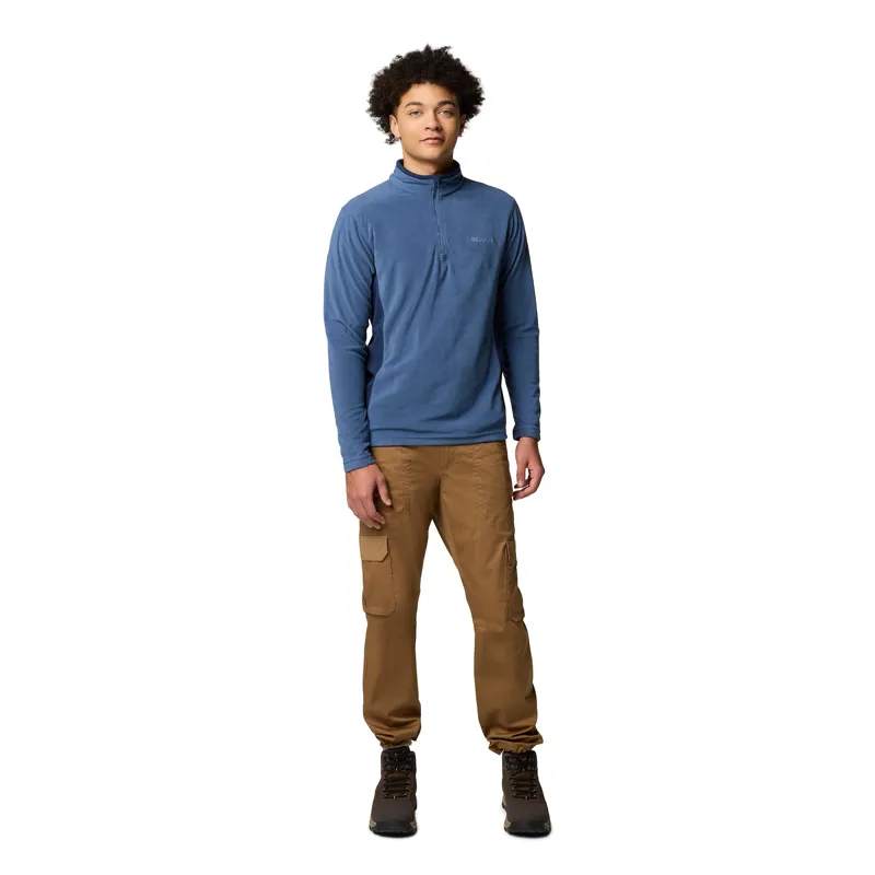 Columbia Klamath Range II Half Zip Mens in Dark Mountain/Navy-4