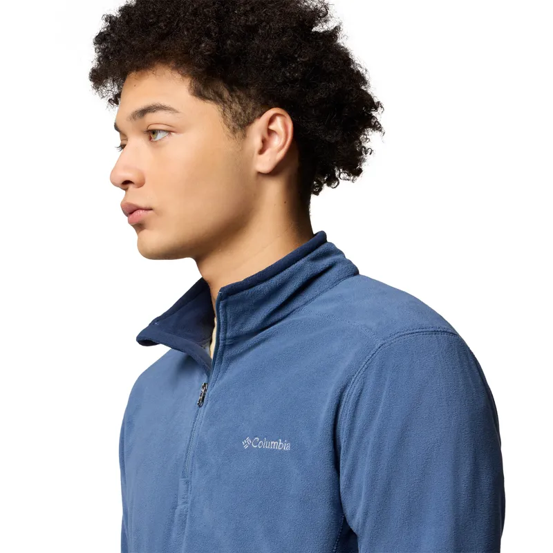 Columbia Klamath Range II Half Zip Mens in Dark Mountain/Navy-3