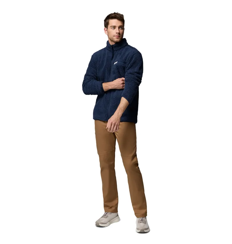 Columbia Rugged Ridge High Pile Full Zip Mens in Collegiate Navy-5