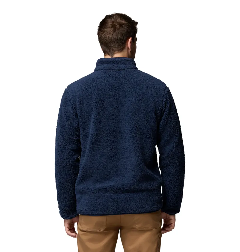 Columbia Rugged Ridge High Pile Full Zip Mens in Collegiate Navy-1