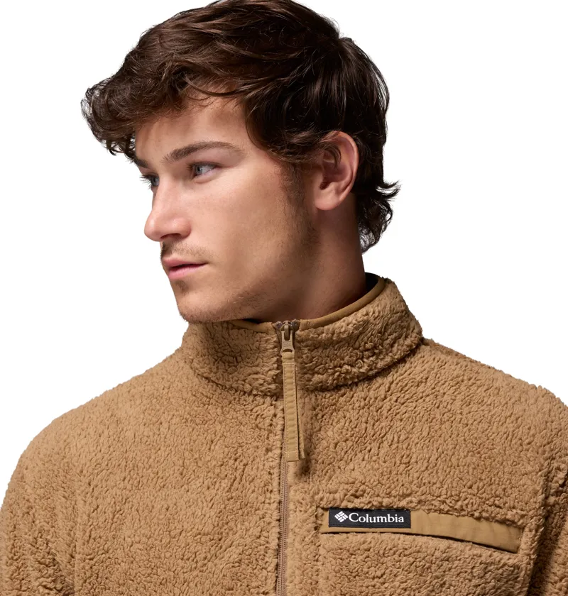 Columbia Rugged Ridge High Pile Full Zip Mens in Delta-4