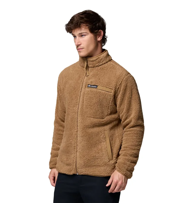 Columbia Rugged Ridge High Pile Full Zip Mens in Delta-2