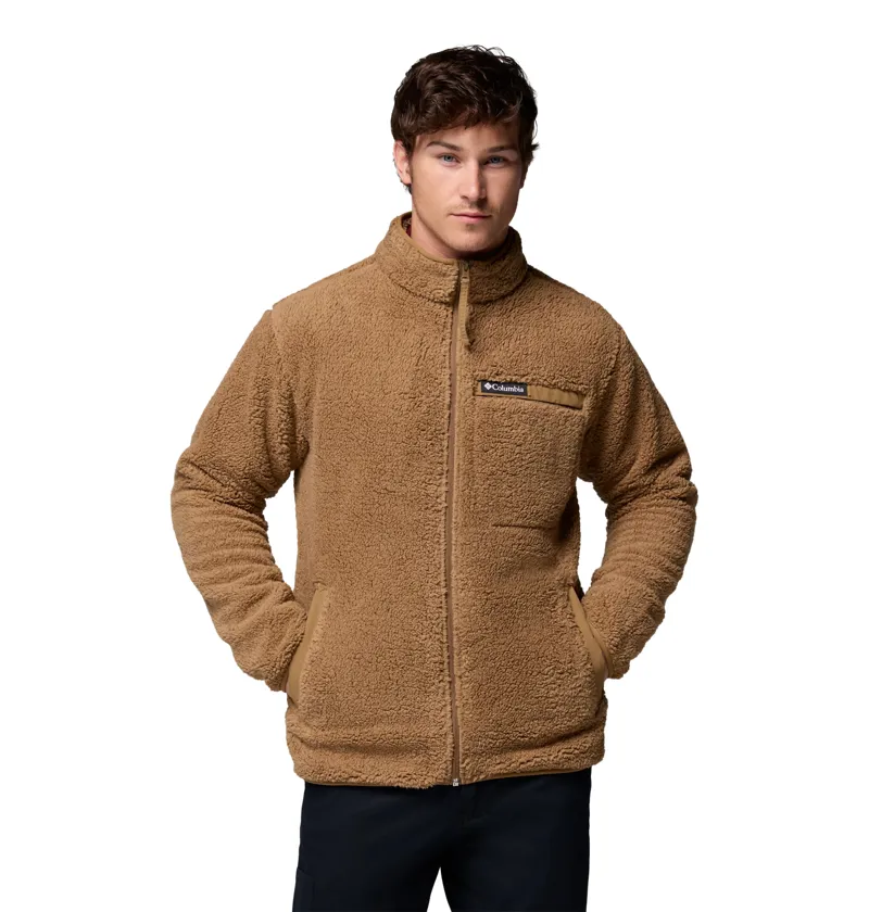 Columbia Rugged Ridge High Pile Full Zip Mens in Delta