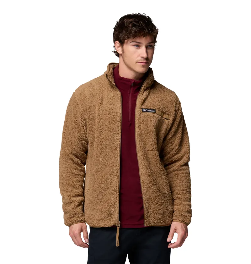 Columbia Rugged Ridge High Pile Full Zip Mens in Delta-3