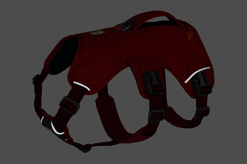 Ruffwear Web Master Harness in Red Sumac-11
