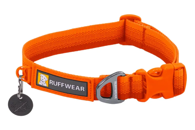 Ruffwear Front Range Dog Collar in Blaze Orange