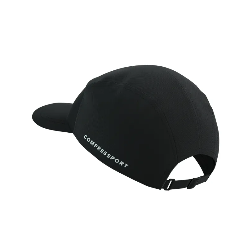 Compressport 5 Panel Running Cap in Black-5