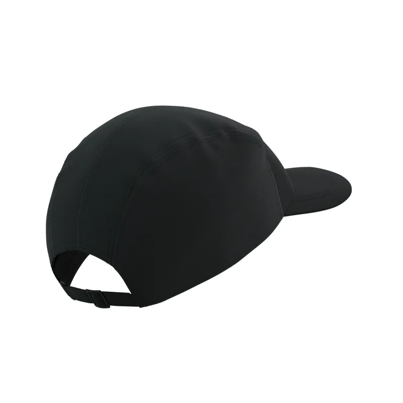 Compressport 5 Panel Running Cap in Black-4