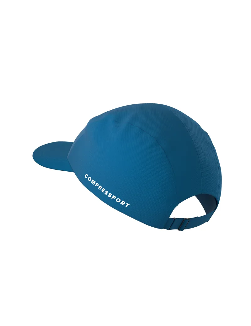 Compressport 5 Panel Running Cap in Blue Saphire-5