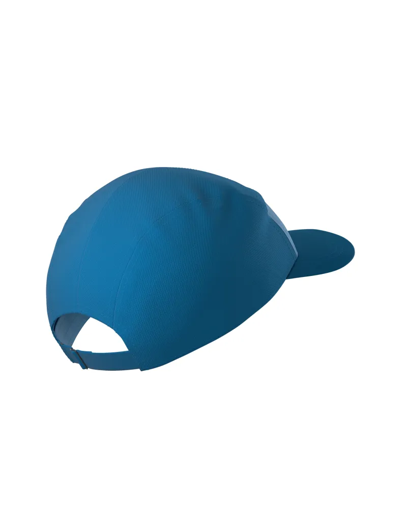 Compressport 5 Panel Running Cap in Blue Saphire-4