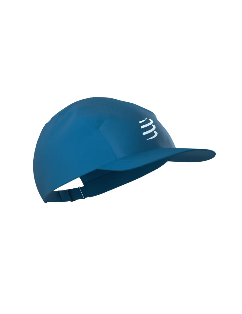 Compressport 5 Panel Running Cap in Blue Saphire-3