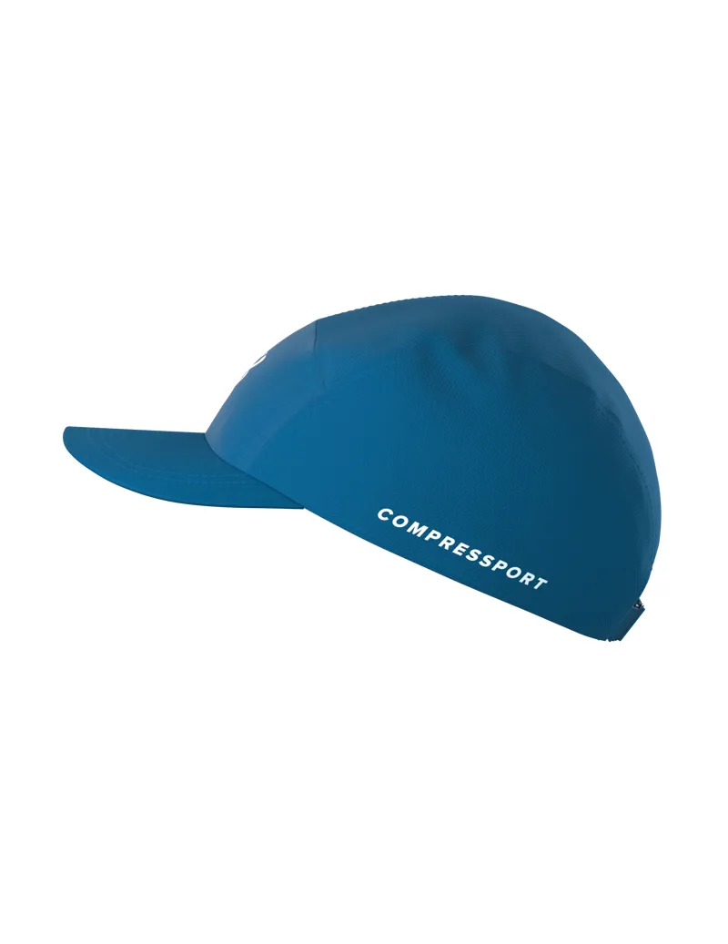 Compressport 5 Panel Running Cap in Blue Saphire-7