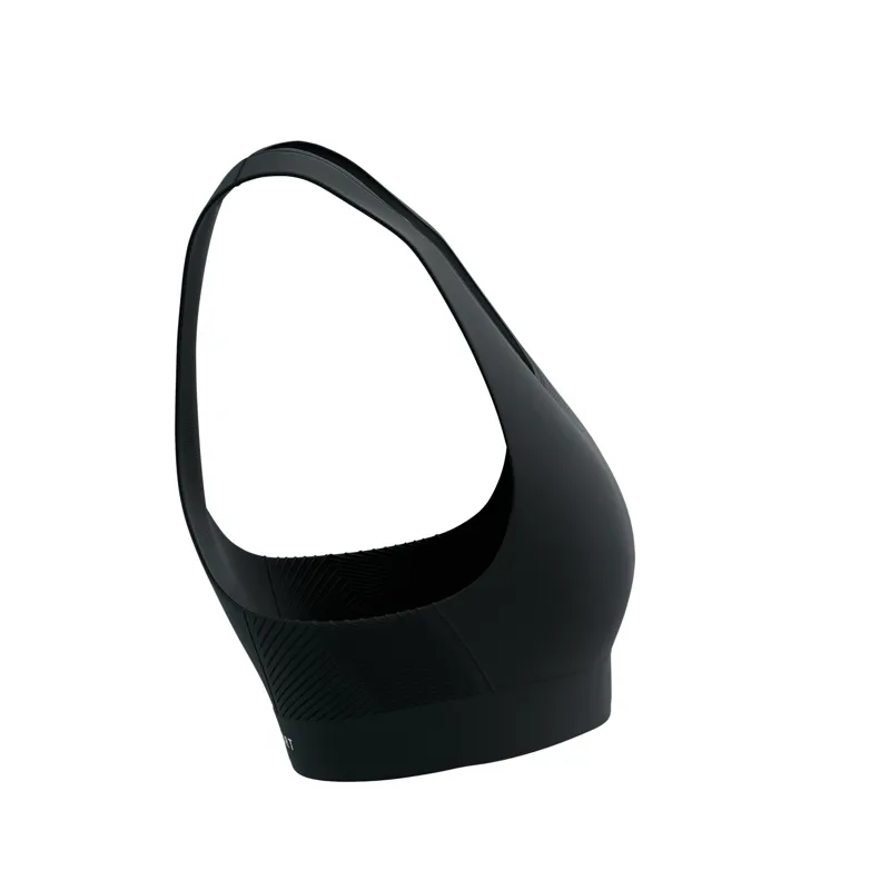 CompresSport Feelfree Seamless Running Bra in Black-2