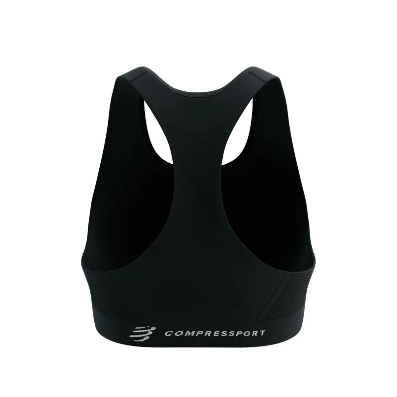 CompresSport Feelfree Seamless Running Bra in Black-4