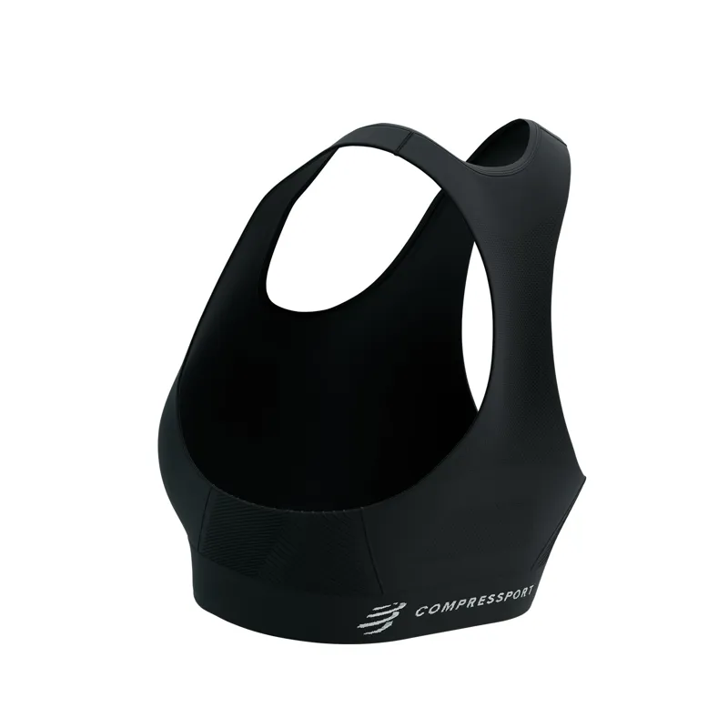 CompresSport Feelfree Seamless Running Bra in Black-5