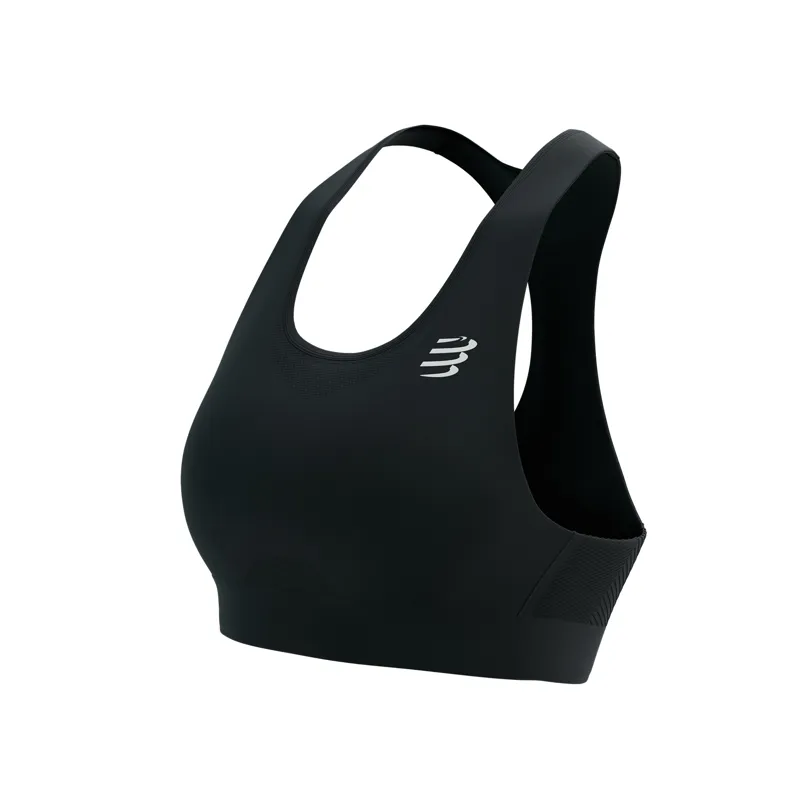 CompresSport Feelfree Seamless Running Bra in Black-7