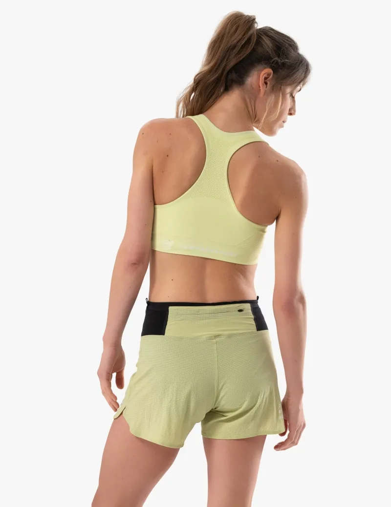 CompresSport Feelfree Seamless Bra in Shadow Lime-1