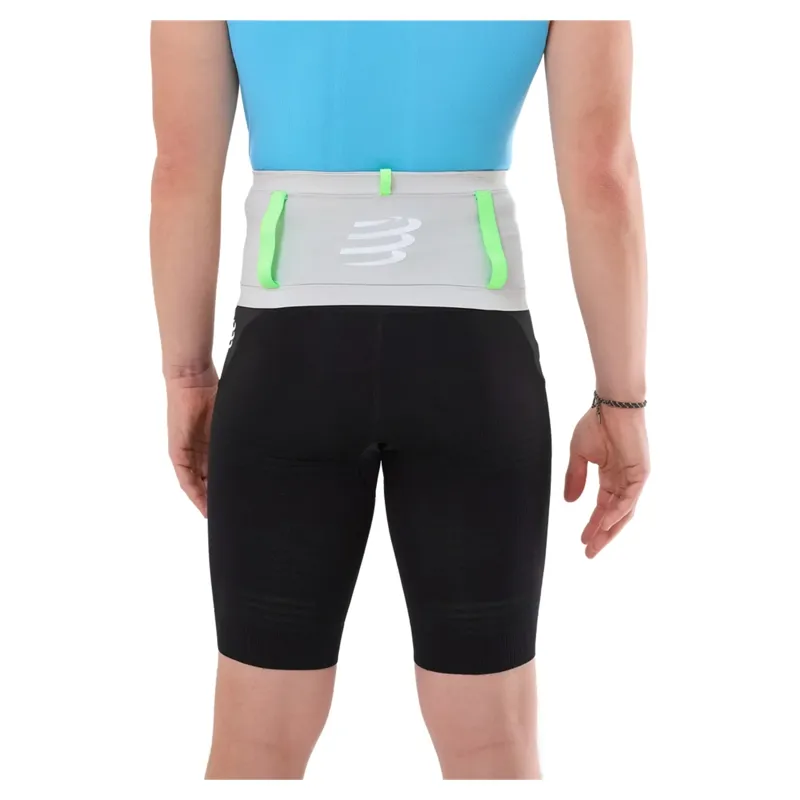Compressport Free Belt Pro in Gray Violet/Neon Green-1