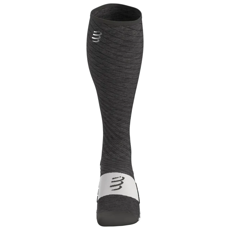 CompresSport Full Socks Recovery in Grey Melange-3