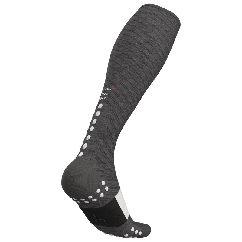 CompresSport Full Socks Recovery in Grey Melange-1