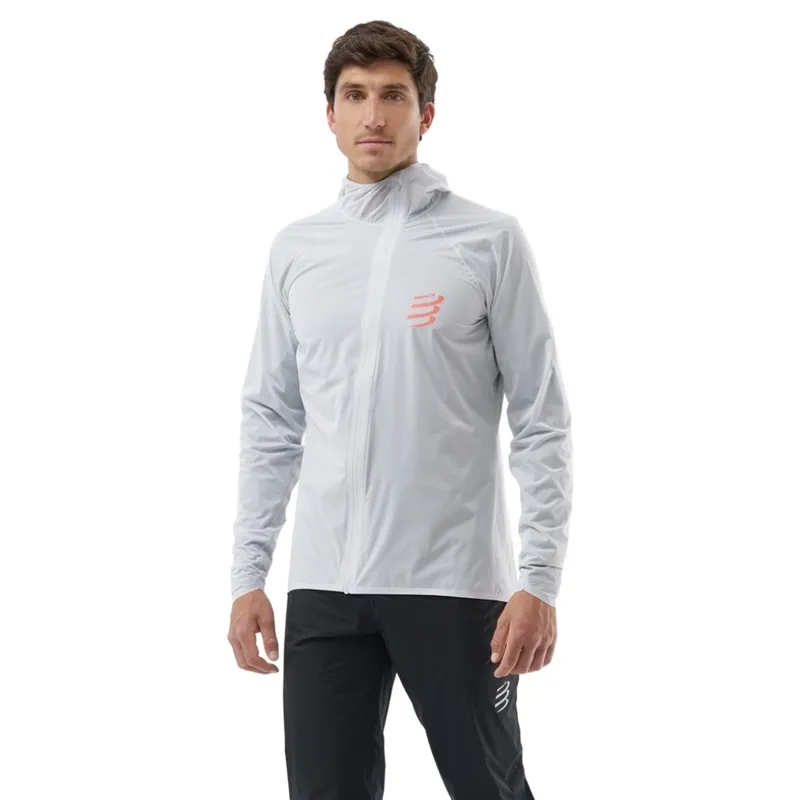 CompresSport Hurricane Waterproof 10/10 Jacket Unisex in Grey Dawn