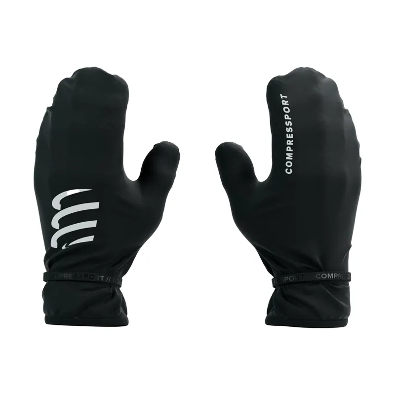 CompresSport Hurricane Waterproof Mittens in Black