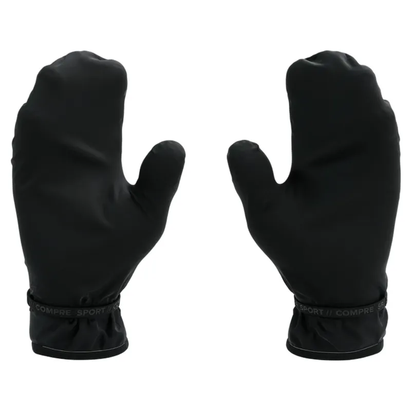 CompresSport Hurricane Waterproof Mittens in Black-1