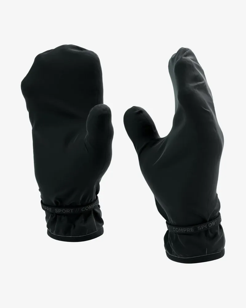 CompresSport Hurricane Waterproof Mittens in Black-2