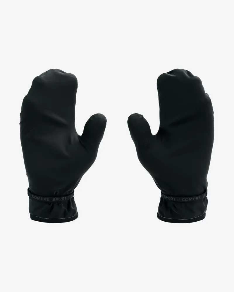 CompresSport Hurricane Waterproof Mittens in Black-1