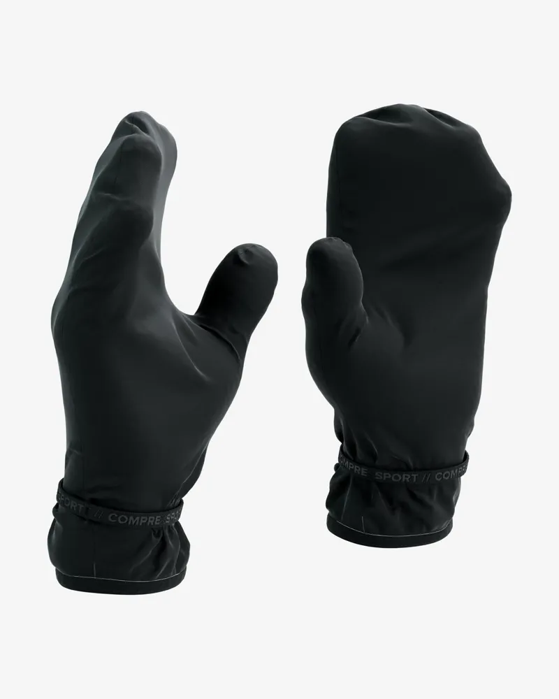 CompresSport Hurricane Waterproof Mittens in Black-7