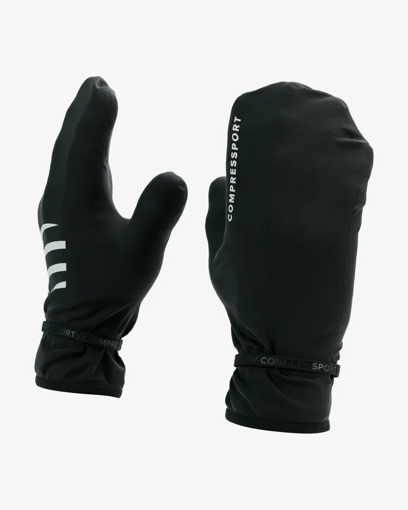 CompresSport Hurricane Waterproof Mittens in Black-5