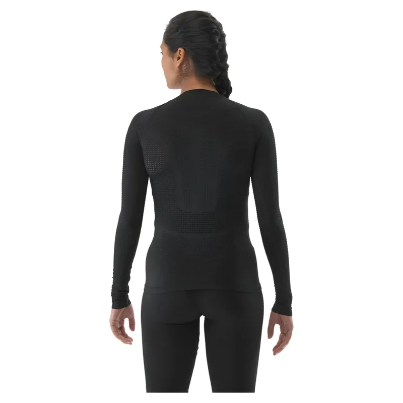 Compressport On/Off Base Layer Womens Long Sleeve Top in Black-1