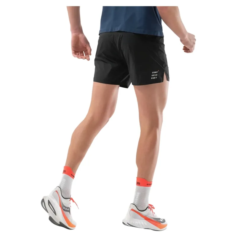 Compressport Performance Short Mens in Black-1