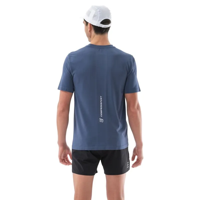 CompresSport Performance Short Sleeve T-Shirt Mens in Indigo-1