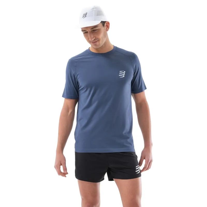 CompresSport Performance Short Sleeve T-Shirt Mens in Indigo