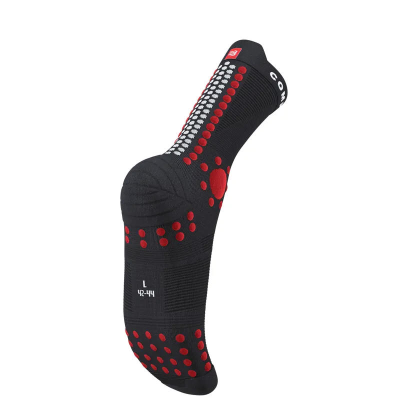 Compressport Pro Racing Socks v4.0 Trail in Black/Red-4