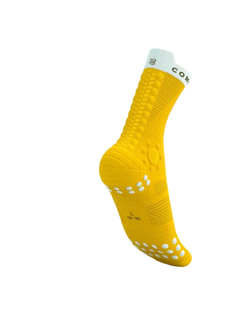 Compressport Pro Racing Socks v4.0 Trail in Lemon/White-1
