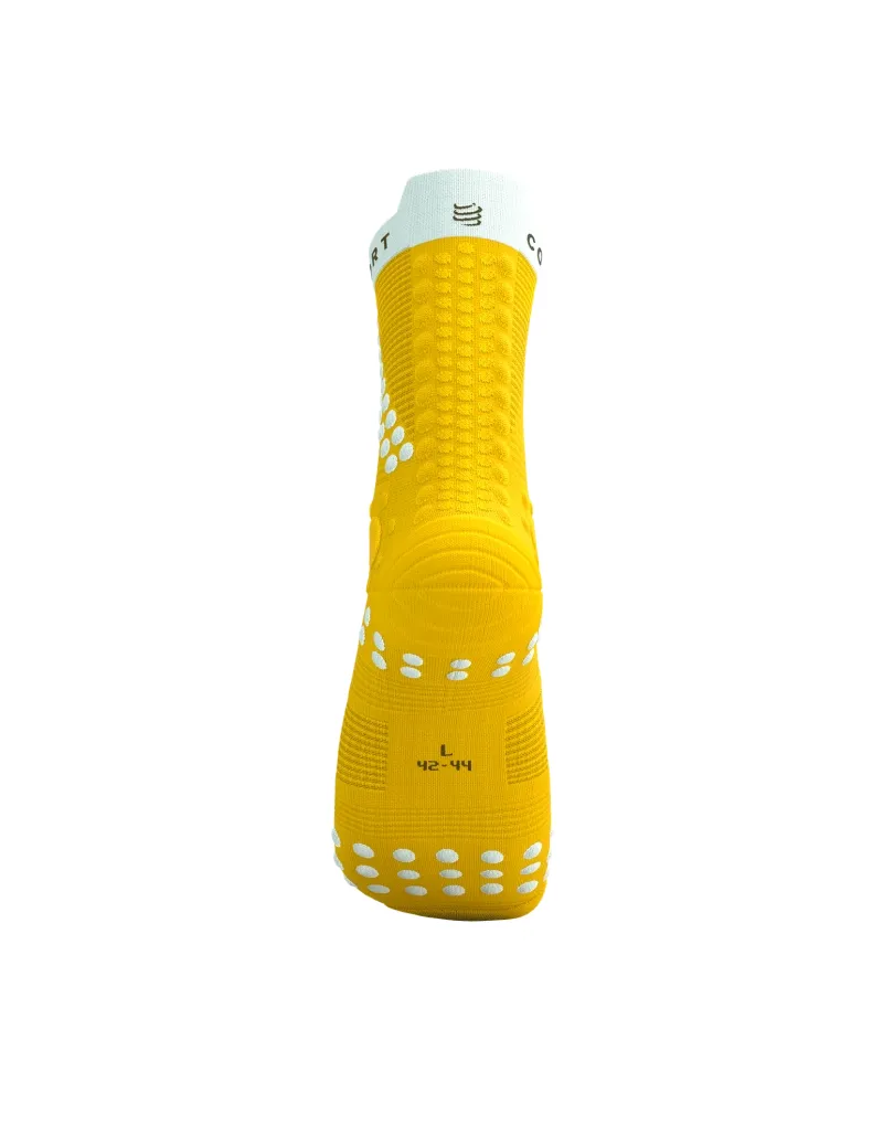 Compressport Pro Racing Socks v4.0 Trail in Lemon/White-3