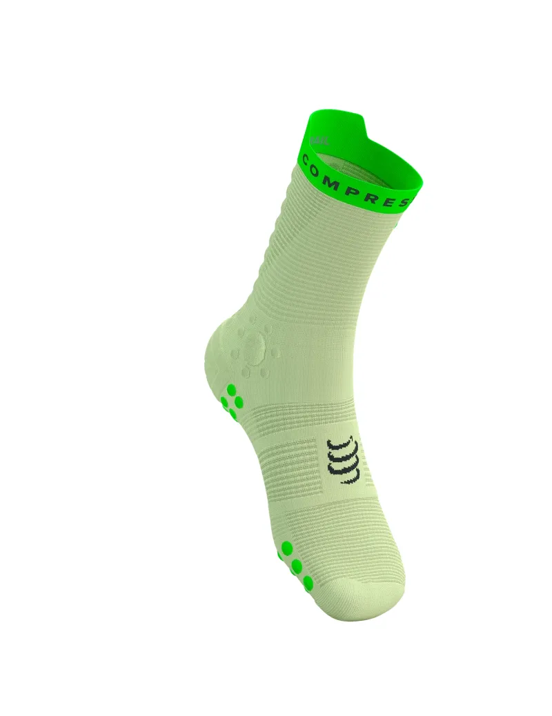 Compressport Pro Racing Socks v4.0 Trail in Lime/Neon Green-1