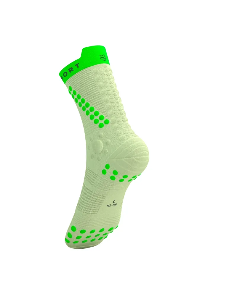 Compressport Pro Racing Socks v4.0 Trail in Lime/Neon Green-2