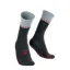 Compressport Pro Racing Socks Winter Trail in Black/Gray Violet
