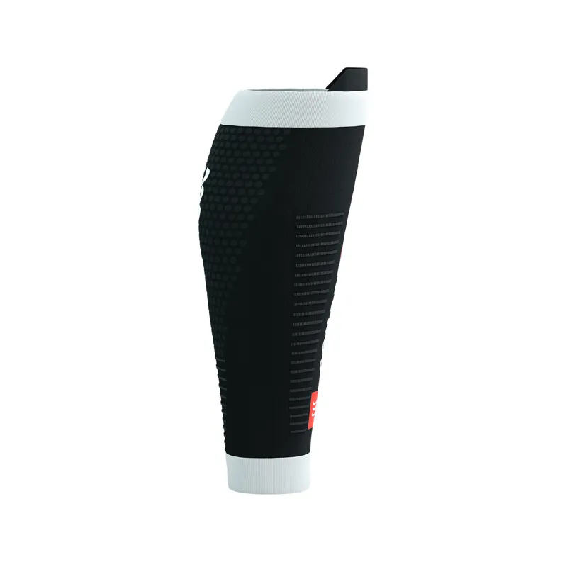 CompresSport R2 3.0 Calf Sleeves in Black/White-3