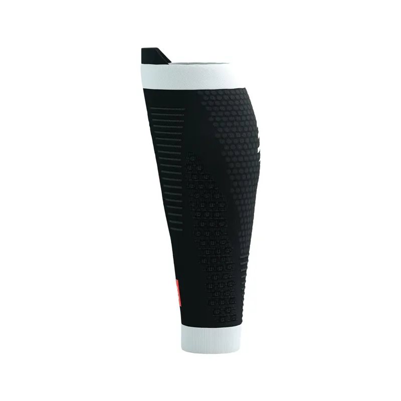 CompresSport R2 3.0 Calf Sleeves in Black/White-5