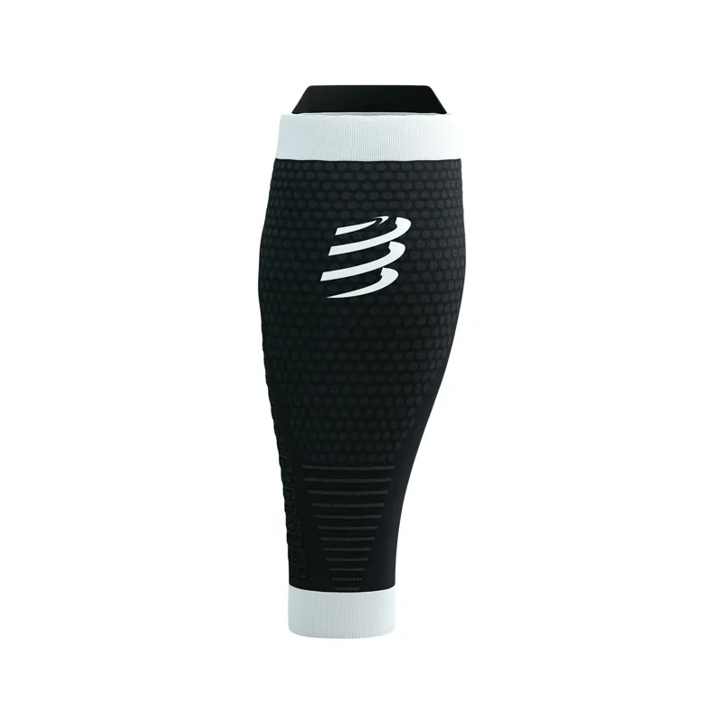 CompresSport R2 3.0 Calf Sleeves in Black/White-6